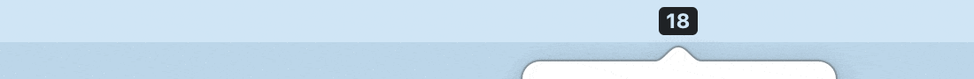 Animation of Itsycal menu bar date and time formats
